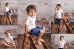 Old Brick Wall by Lilly Bear Studio Props sold by Lilly Bear Studio Props, brick - cream - FABRICS - grunge - Old - old