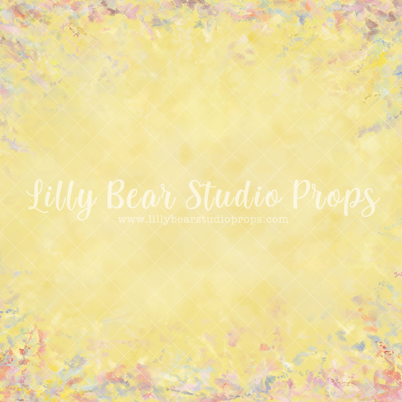Lemon Summer - Lilly Bear Studio Props, FABRICS, fine art texture, floral, floral texture, neutral, pastel yellow, spring, texture, vintage, yellow, yellow floral, yellow texture