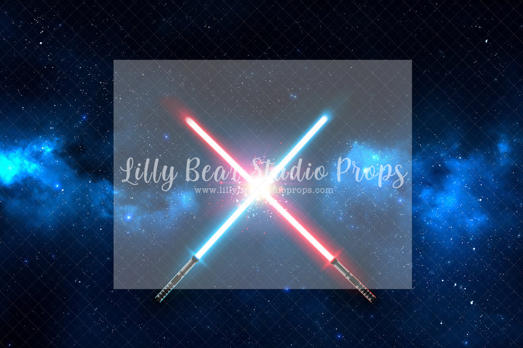 Lightsaber Duel - Lilly Bear Studio Props, bowtique, disney, galaxy space, girl, jedi knight, lightsaber, outerspace, space, star war, star wars, yoda