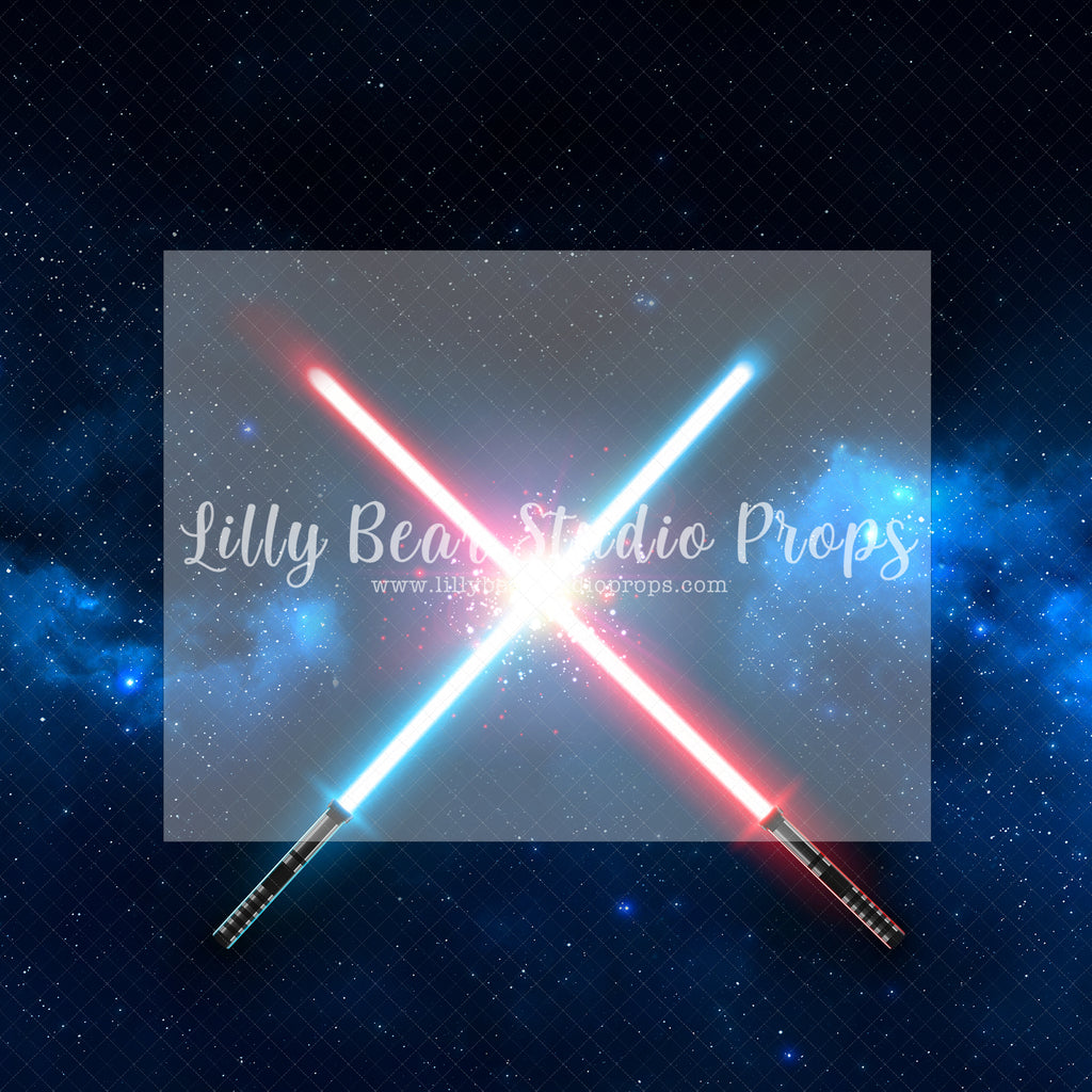 Lightsaber Duel - Lilly Bear Studio Props, bowtique, disney, galaxy space, girl, jedi knight, lightsaber, outerspace, space, star war, star wars, yoda