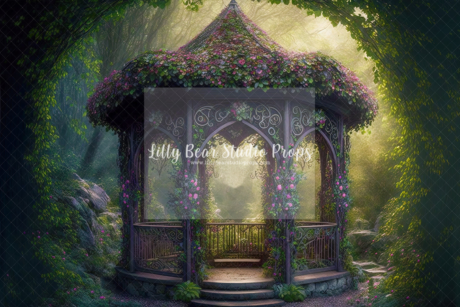 Magical Flowery Garden Gazebo