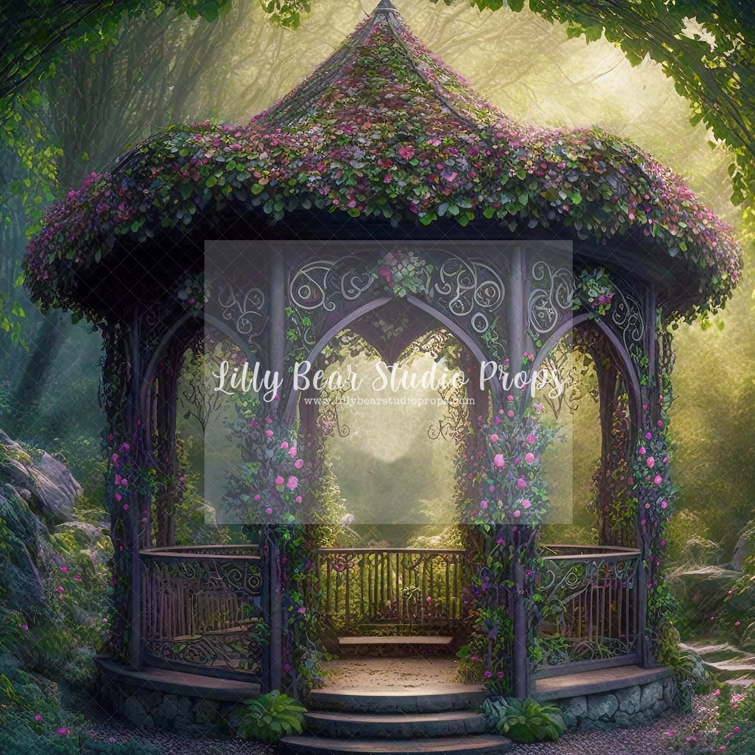 Magical Flowery Garden Gazebo