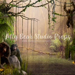 Monkeying Around - Lilly Bear Studio Props, africa, animals, apes, Fabric, FABRICS, into the wild, jungle, jungle one, king kong, little monkey, little wild one, monkey, monkeying around, party animal, planet of the apes, rainforest, rainforest jungle, swinging monkey, wild, wild animal, wild animals, wild one