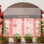 Cupid's Shoppe Light - Lilly Bear Studio Props, cupid, Fabric, FABRICS, flower shop, heart balloons, love shop, outdoor valentines, red and pink, red roses, valentine, valentine backdrop, valentine booth, valentine day shop, valentine flowers, valentine's card, valentine's day shop, valentines, valentines booth, valentines day, valentines kisses, Wrinkle Free Fabric