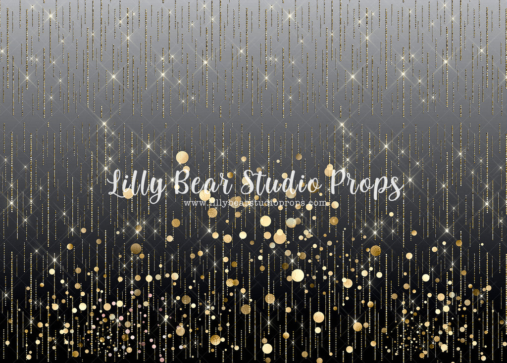 Ombre Sparkle Black - Lilly Bear Studio Props, FABRICS, glitter, glitter dots, glitter rain, glitter rose, glitter roses, glitter star, glitter stars, glitter stripes, glitter texture, gold, gold glitter, shiney, shiny
