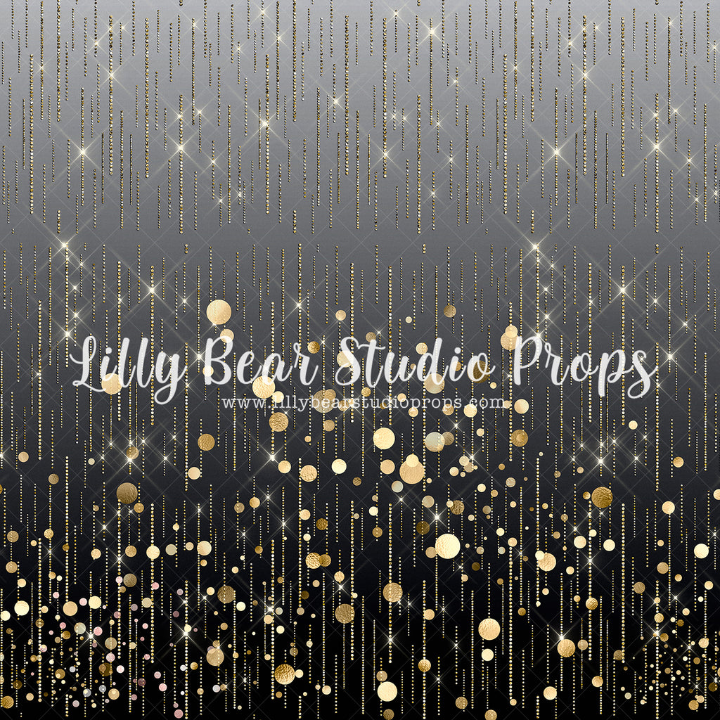 Ombre Sparkle Black - Lilly Bear Studio Props, FABRICS, glitter, glitter dots, glitter rain, glitter rose, glitter roses, glitter star, glitter stars, glitter stripes, glitter texture, gold, gold glitter, shiney, shiny