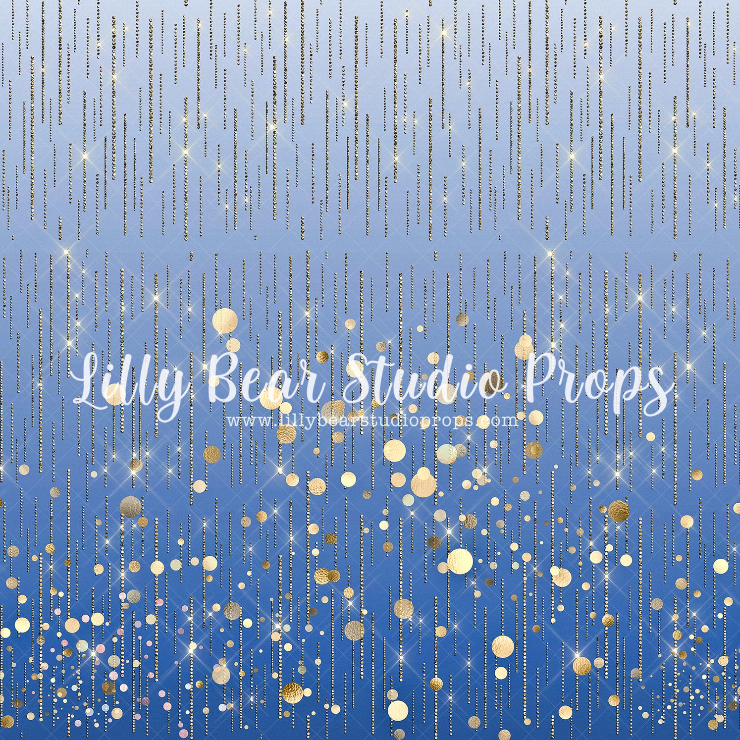 Ombre Sparkle Blue - Lilly Bear Studio Props, FABRICS, glitter, glitter dots, glitter rain, glitter rose, glitter roses, glitter star, glitter stars, glitter stripes, glitter texture, gold, gold glitter, shiney, shiny