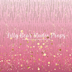 Ombre Sparkle Rose Pink - Lilly Bear Studio Props, FABRICS, glitter, glitter dots, glitter rain, glitter rose, glitter roses, glitter star, glitter stars, glitter stripes, glitter texture, gold, gold glitter, shiney, shiny