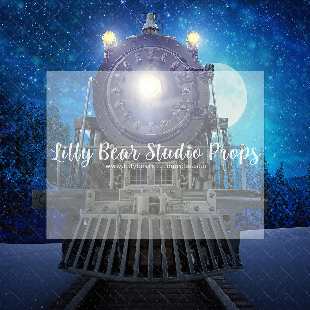 On the Polar Express - Lilly Bear Studio Props, christmas, Cozy, Decorated, Festive, Giving, Holiday, Holy, Hopeful, Joyful, Merry, Peaceful, Peacful, Red & Green, Seasonal, Winter, Xmas, Yuletide