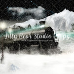 Polar Bound Dark - Lilly Bear Studio Props, animals, autumn forest, dark forest, enchanted forest, Fabric, FABRICS, fall forest, forest, forest animals, forest entry, forest floor, forest friends, forest painting, fox, green forest, into the wild, lanterns, little wild one, misty forest, moon, moonlight, moonlight forest, night forest, nighttime, owl, pine forest, pine tree, pine tree forest, pine trees, raccoon, where the wild things are, wild, wild animal, wild one, wild things, woodland forest