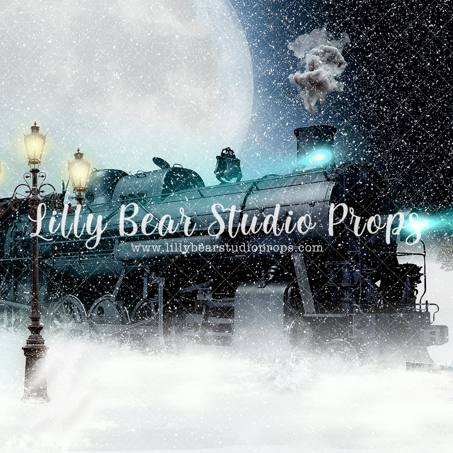 Polar Bound Moon - Lilly Bear Studio Props, animals, autumn forest, dark forest, enchanted forest, Fabric, FABRICS, fall forest, forest, forest animals, forest entry, forest floor, forest friends, forest painting, fox, green forest, into the wild, lanterns, little wild one, misty forest, moon, moonlight, moonlight forest, night forest, nighttime, owl, pine forest, pine tree, pine tree forest, pine trees, raccoon, where the wild things are, wild, wild animal, wild one, wild things, woodland forest