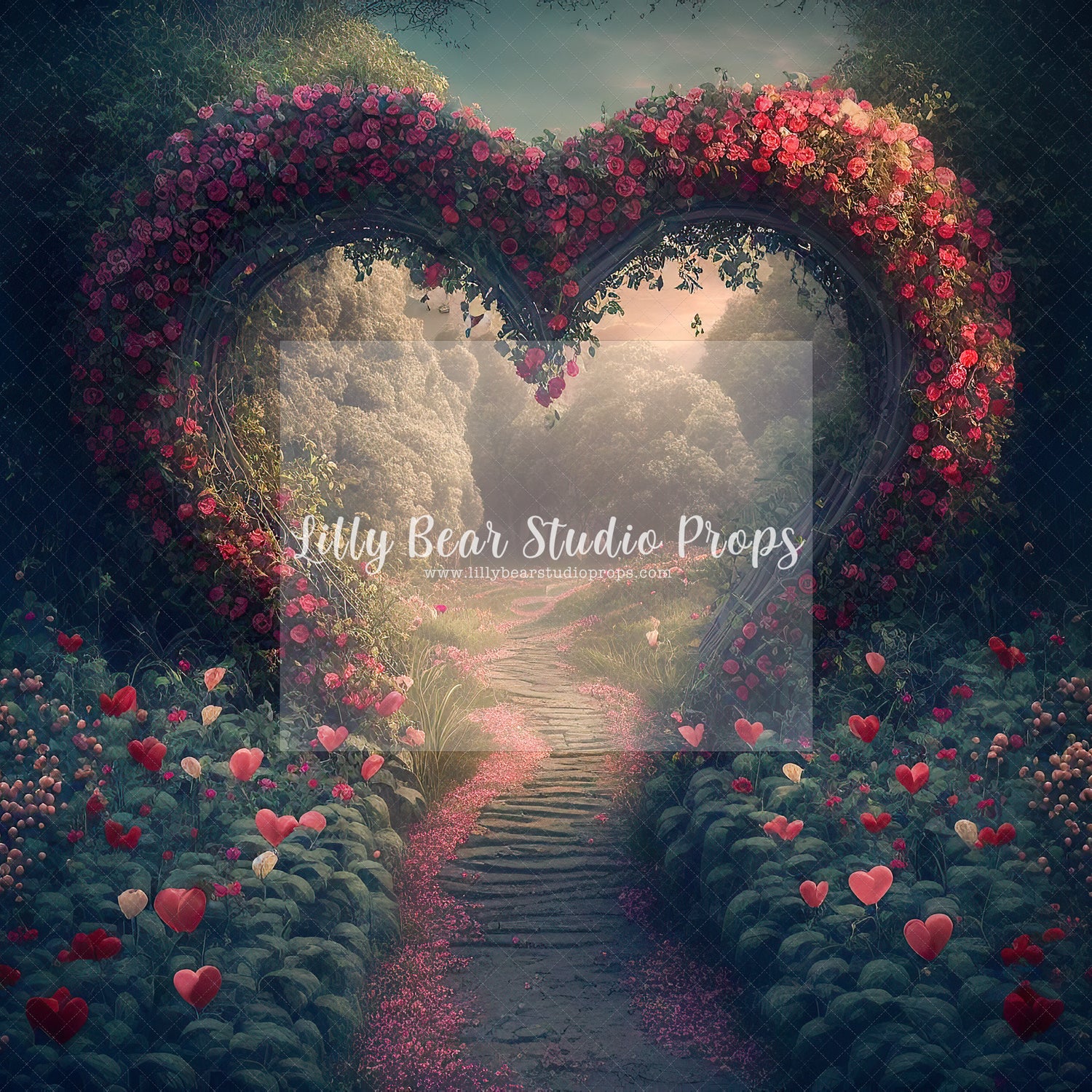 Rose Heart Path to Love