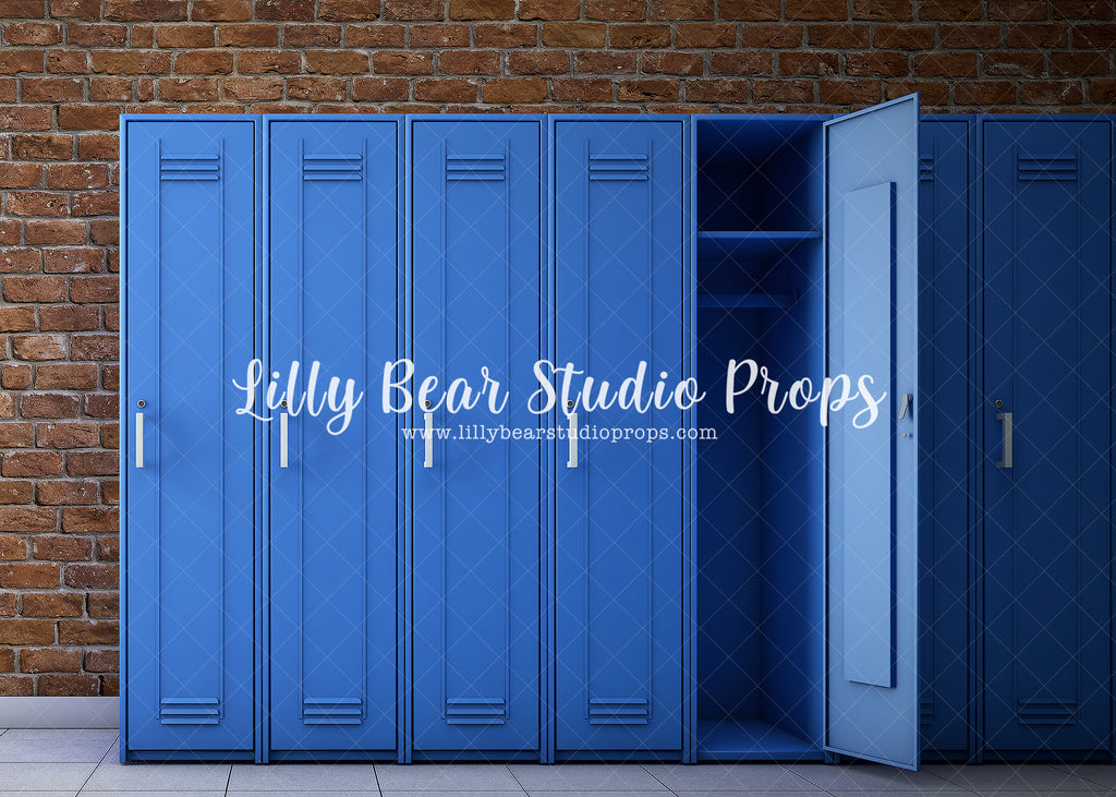 School Lockers by Lilly Bear Studio Props sold by Lilly Bear Studio Props, abc - apple - back to school - blue - book