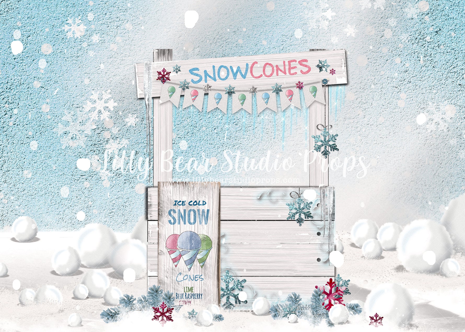 Snowcones - Lilly Bear Studio Props, animals, autumn forest, dark forest, enchanted forest, Fabric, FABRICS, fall forest, forest, forest animals, forest entry, forest floor, forest friends, forest painting, fox, green forest, into the wild, lanterns, little wild one, misty forest, moon, moonlight, moonlight forest, night forest, nighttime, owl, pine forest, pine tree, pine tree forest, pine trees, raccoon, where the wild things are, wild, wild animal, wild one, wild things, woodland forest