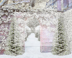 Snowy Archway - Lilly Bear Studio Props, christmas, Cozy, Decorated, Festive, Giving, Holiday, Holy, Hopeful, Joyful, Merry, Peaceful, Peacful, Red & Green, Seasonal, Winter, Xmas, Yuletide