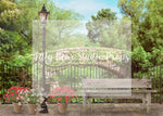 New York Flower Cart Bench - Lilly Bear Studio Props, central park, Fabric, FABRICS, floral, flower cart, flower garden, flower garland, flower shop, flower spring, flower store, flower wall, little flower shop, LOVE, love letters, love marquee, Love Marquee sign, love shop, pink and white stripes, pink heart, pink roses, red and pink, roses, spring, spring flowers, spring store, valentines, valentines day, white roses, Wrinkle Free Fabric