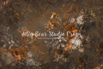 Muted Vintage Botanica - Lilly Bear Studio Props, bold, bold floral, brown, brown floral, cream floral, FABRICS, fine art texture, floral, floral texture, moody, neutral florals, texture, vintage, vintage floral