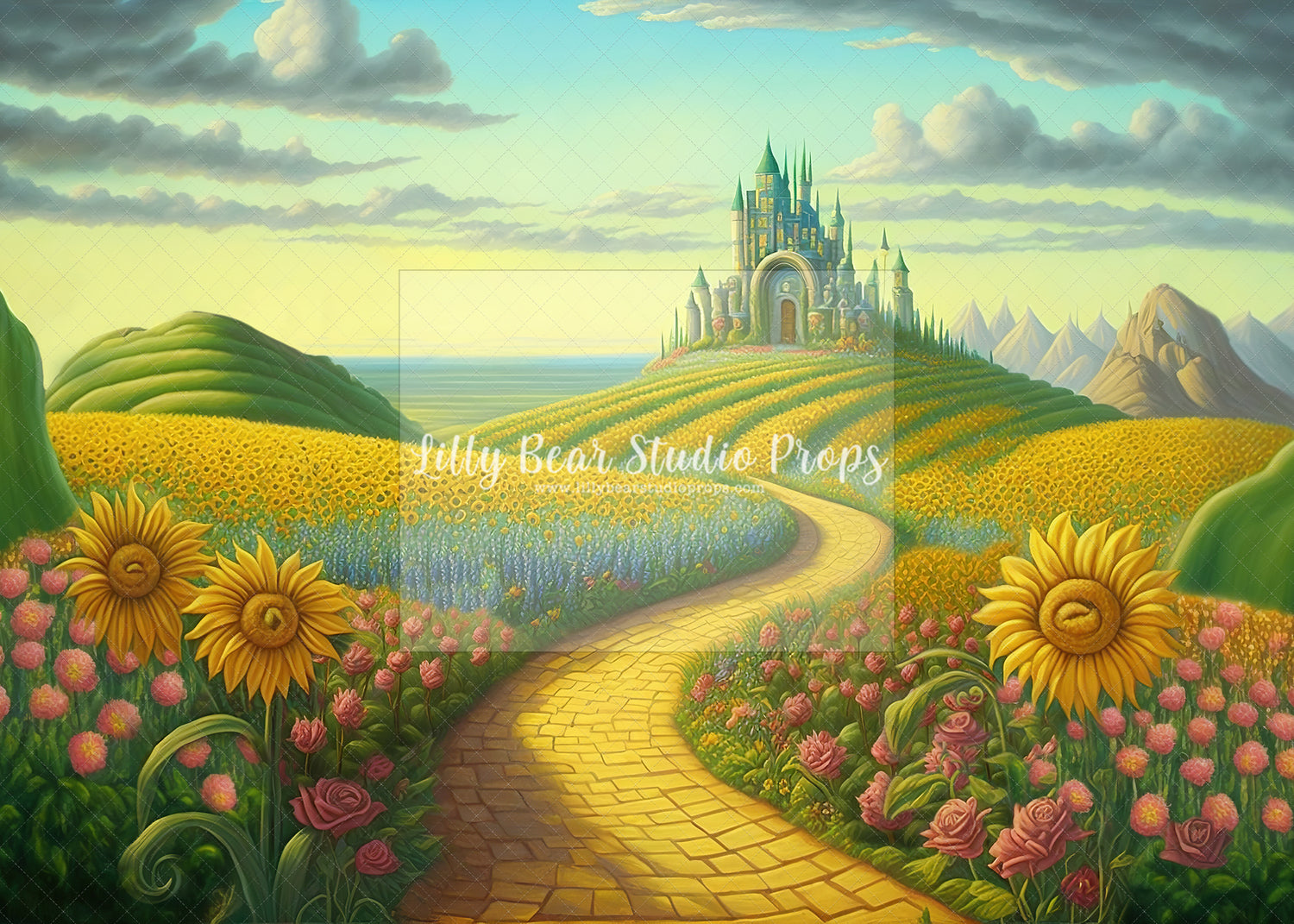 Yellow Brick Path to the Castle