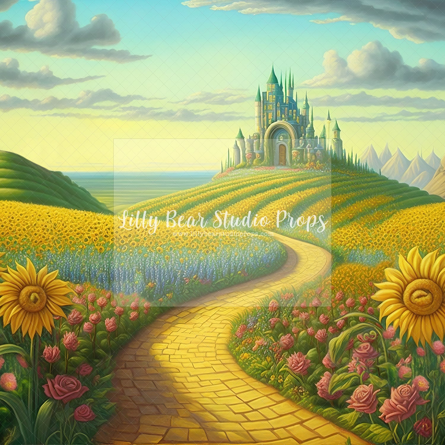Yellow Brick Path to the Castle